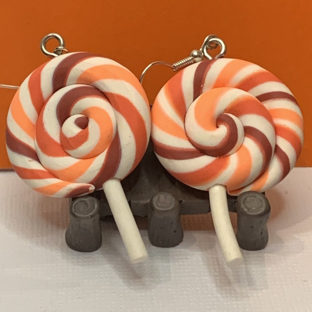 Lollipop Earring Sucker Earring Candy Earring Funny Food Food Jewelry Gift